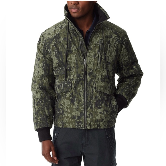 BASS OUTDOOR QUILTED ZIP FRONT BOMBER JACKET, NWT - Picture 3 of 3